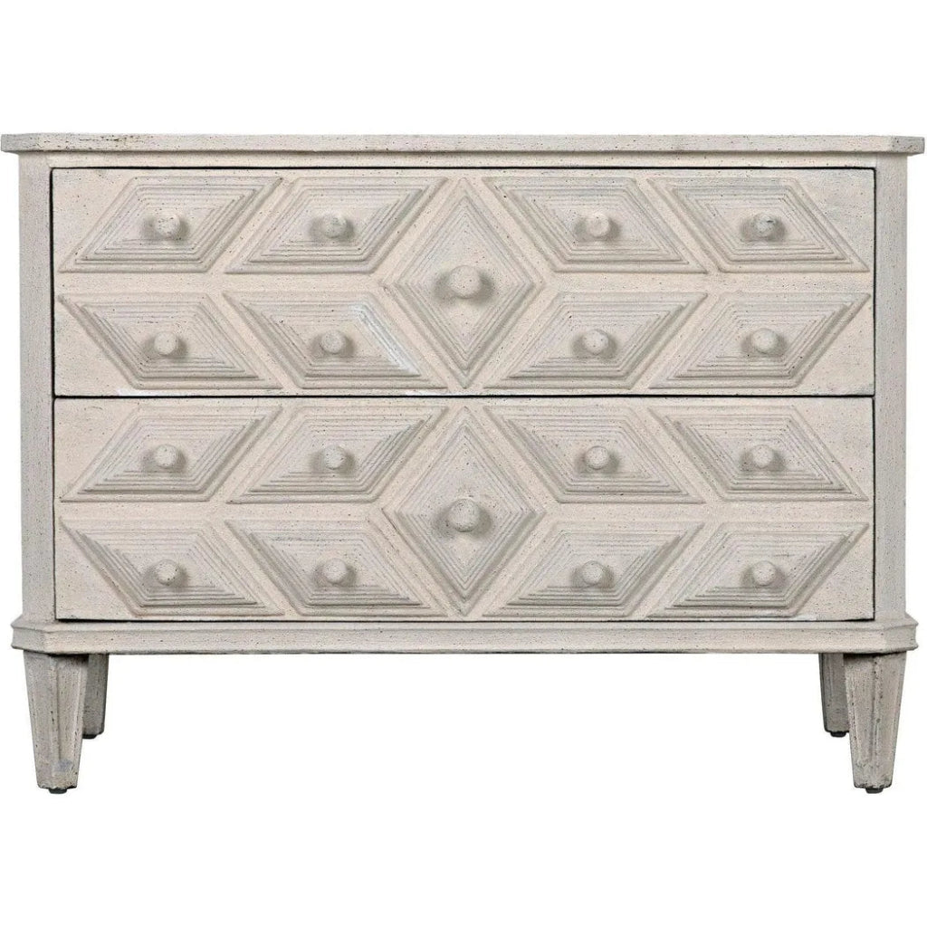 Giza Wood White Dresser - LOOMLAN - Noir - Dressers