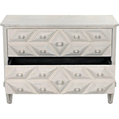 Giza Wood White Dresser - LOOMLAN - Noir - Dressers