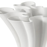 Godet Modern Design White Porcelain Vase - LOOMLAN - Currey & Co - Vases & Jars