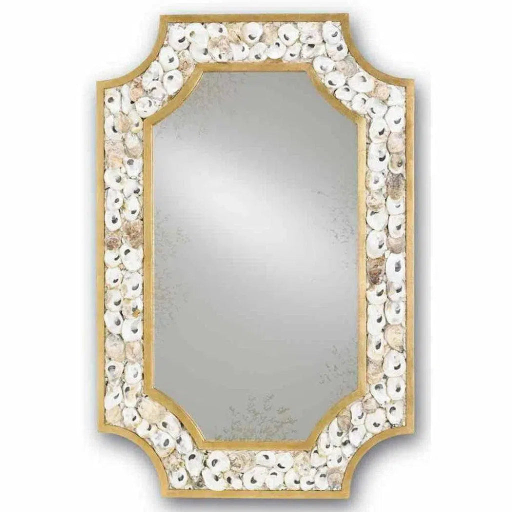 Gold Leaf Antique Margate Mirror - LOOMLAN - Currey & Co - Wall Mirrors