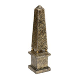 Gold Tortoise Capiz Obelisk Elegance Sculpture - LOOMLAN - Chelsea House - Statues & Sculptures