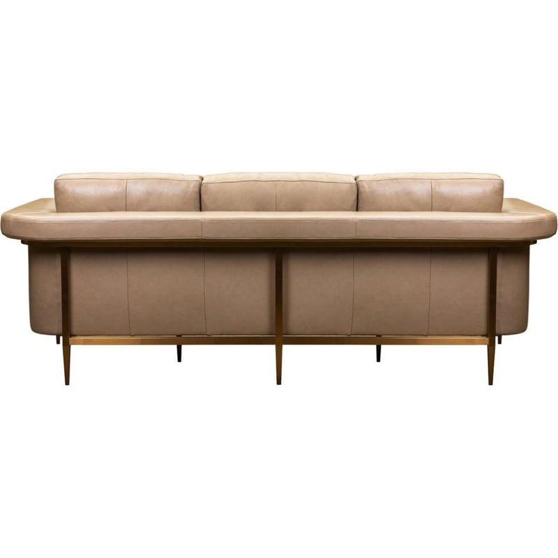 Goldwyn Luxurious Design Leather Sofa - LOOMLAN - Olivia + Quinn - Sofas & Loveseats