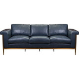 Goldwyn Luxurious Design Leather Sofa - LOOMLAN - Olivia + Quinn - Sofas & Loveseats