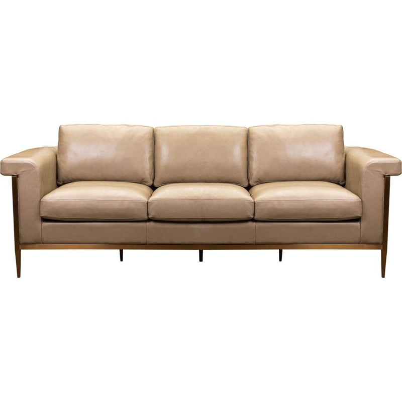 Goldwyn Luxurious Design Leather Sofa - LOOMLAN - Olivia + Quinn - Sofas & Loveseats