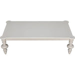 Graff Wood White Rectangle Coffee Table - LOOMLAN - Noir - Coffee Tables