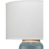 Graham Indigo - Blue Ceramic Table Lamp - LOOMLAN - Jamie Young - Table Lamps