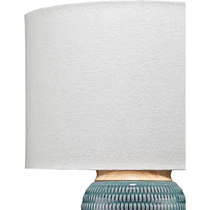 Graham Indigo - Blue Ceramic Table Lamp - LOOMLAN - Jamie Young - Table Lamps