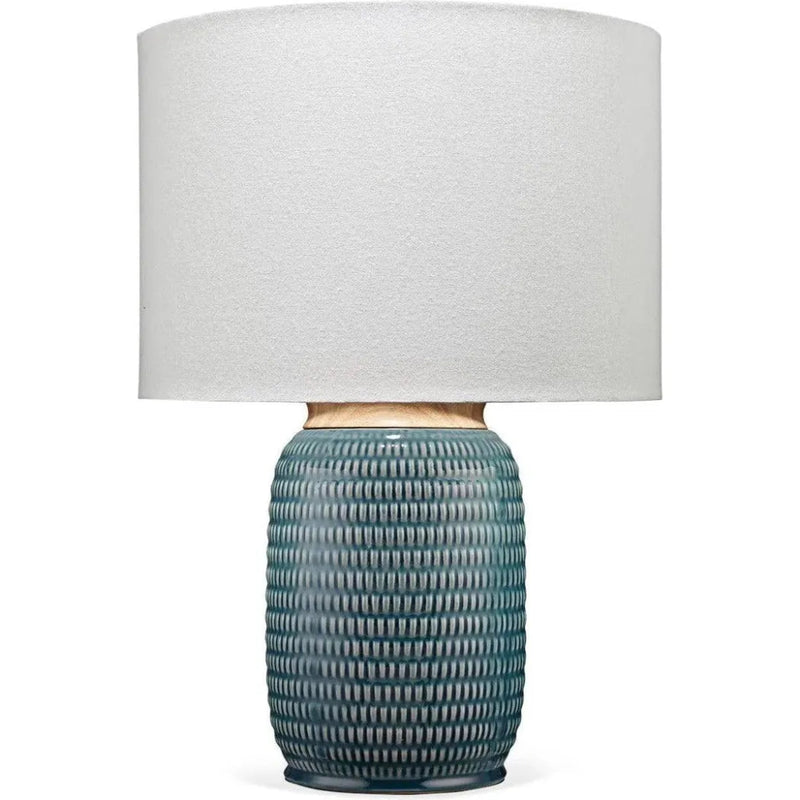 Graham Indigo - Blue Ceramic Table Lamp - LOOMLAN - Jamie Young - Table Lamps
