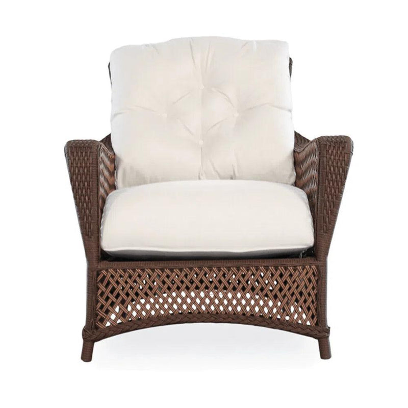 Grand Traverse 3Pc Set Lounge Chair Table & Ottoman - LOOMLAN - Lloyd Flanders - Outdoor Lounge Sets