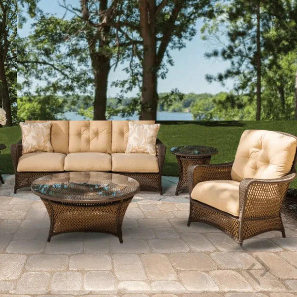 Grand Traverse Deep Sofa Set Lounge Chairs & Tables - LOOMLAN - Lloyd Flanders - Outdoor Lounge Sets