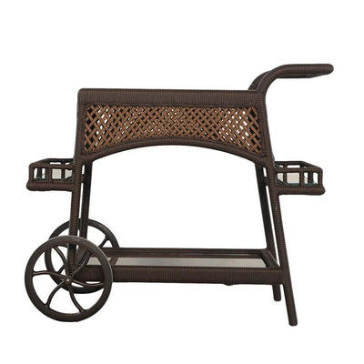 Grand Traverse Outdoor Furniture Patio Bar Cart - LOOMLAN - Lloyd Flanders - Outdoor Side Tables