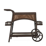 Grand Traverse Outdoor Furniture Patio Bar Cart - LOOMLAN - Lloyd Flanders - Outdoor Side Tables