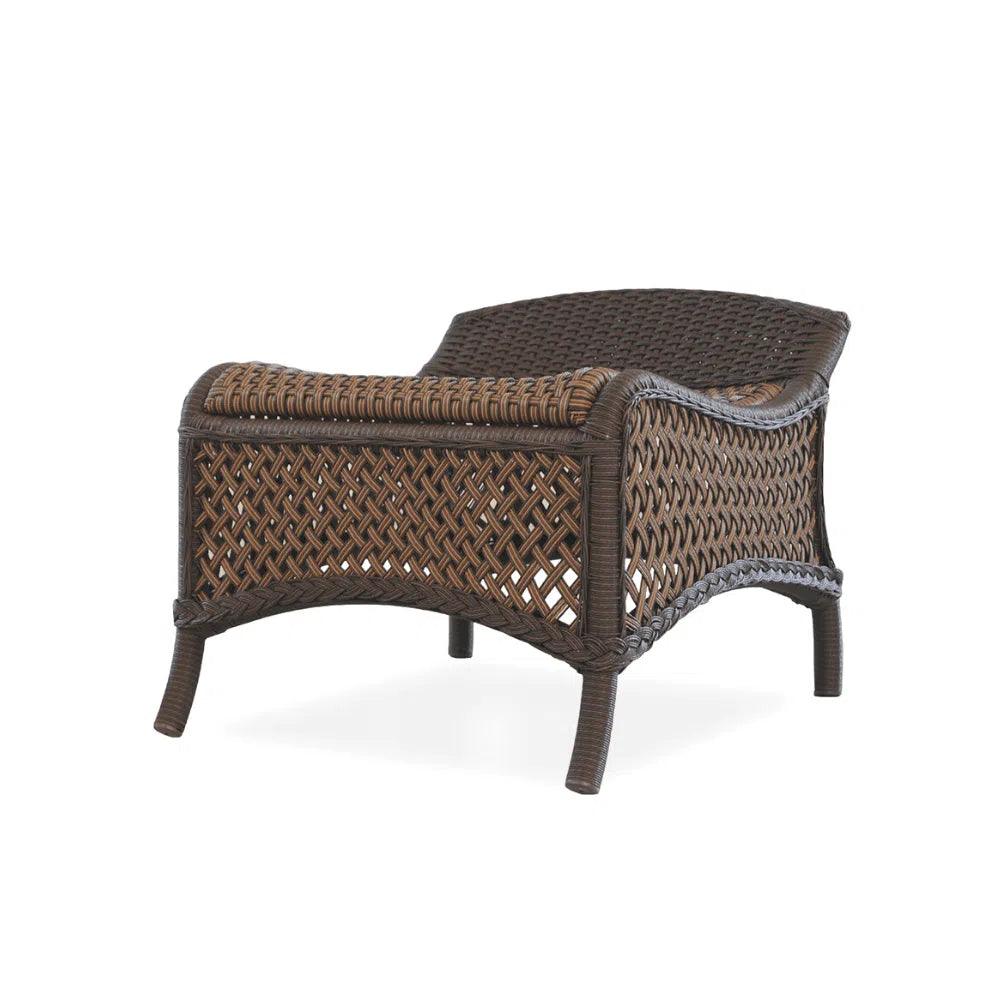 Grand Traverse Patio Ottoman Outdoor Furniture - LOOMLAN - Lloyd Flanders - Outdoor Ottomans