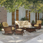 Grand Traverse Patio Ottoman Outdoor Furniture - LOOMLAN - Lloyd Flanders - Outdoor Ottomans