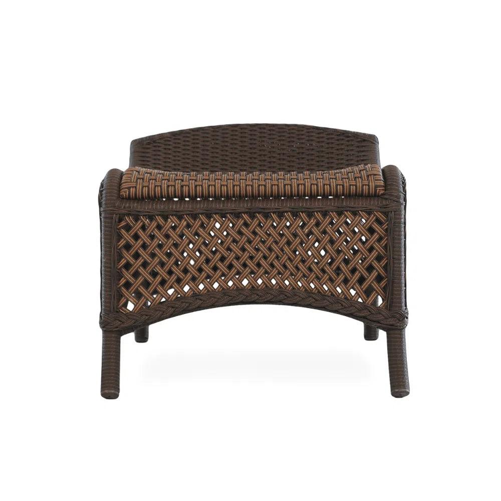 Grand Traverse Patio Ottoman Outdoor Furniture - LOOMLAN - Lloyd Flanders - Outdoor Ottomans