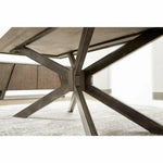 Gray Industry Rectangle Concrete Dining Table - LOOMLAN - Essentials For Living - Dining Tables