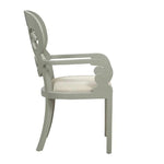 Gray Linen Bolero Armchair - LOOMLAN - Furniture Classics - Accent Chairs