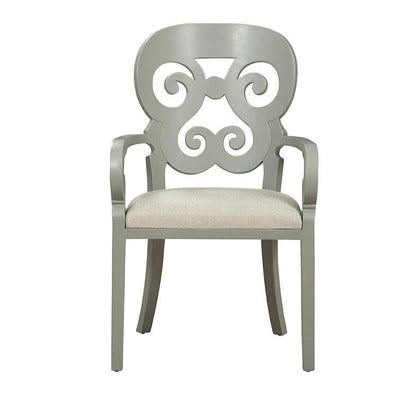 Gray Linen Bolero Armchair - LOOMLAN - Furniture Classics - Accent Chairs