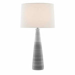 Gray White Forefront Table Lamp - LOOMLAN - Currey & Co - Table Lamps