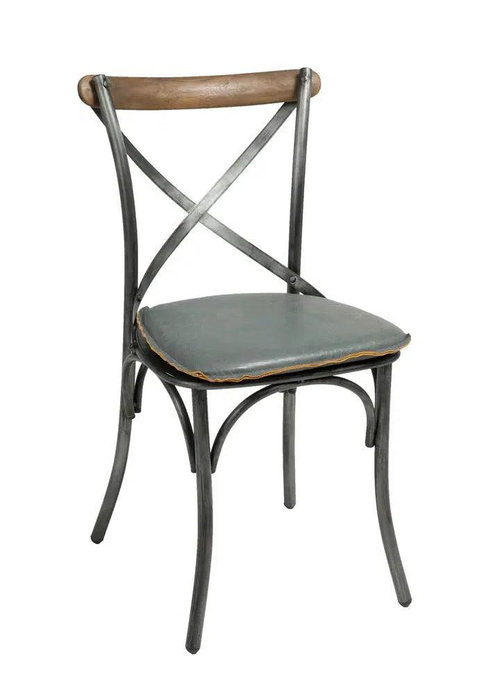 Black Armless Metal Counter Height Stool (NO CUSHION)