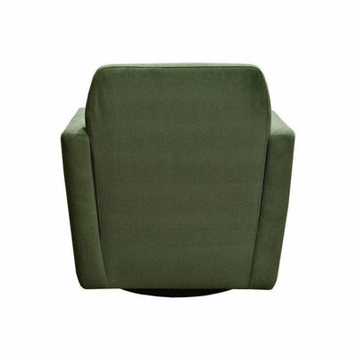 Green Swivel Club Chair Forest Green - LOOMLAN - LH Imports - Club Chairs