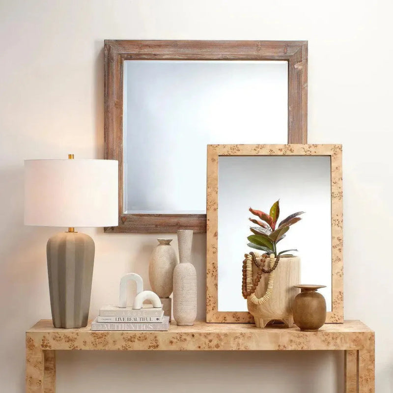 Grey Cement Regal Table Lamp - LOOMLAN - Jamie Young - Table Lamps