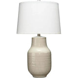 Grey Ceramic Bottle Table Lamp - LOOMLAN - Jamie Young - Table Lamps