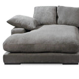 Grey Corduroy Reversible Sectional Sofa - LOOMLAN - Moe's Home - Modular Sofas
