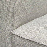 Grey Modular Sectional Sofa Slipper Chair In Barley - LOOMLAN - Diamond Sofa - Modular Components