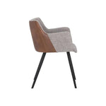 Griffin Leather Modern Dining Armchair - LOOMLAN - SUNPAN - Dining Chairs