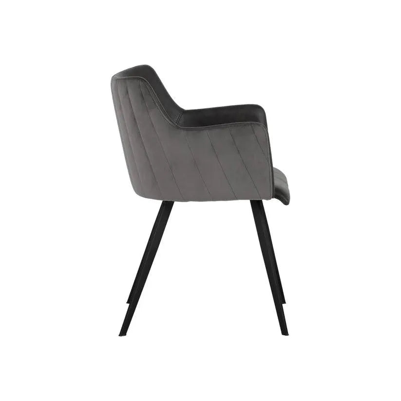 Griffin Leather Modern Dining Armchair - LOOMLAN - SUNPAN - Dining Chairs