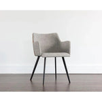 Griffin Leather Modern Dining Armchair - LOOMLAN - SUNPAN - Dining Chairs