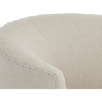 Grimaldi Fabric Swivel Armchair - LOOMLAN - SUNPAN - Club Chairs