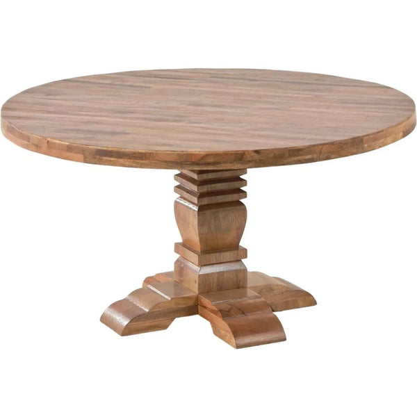Guru Round Dining Table Solid Wood - LOOMLAN - LOOMLAN - Dining Tables