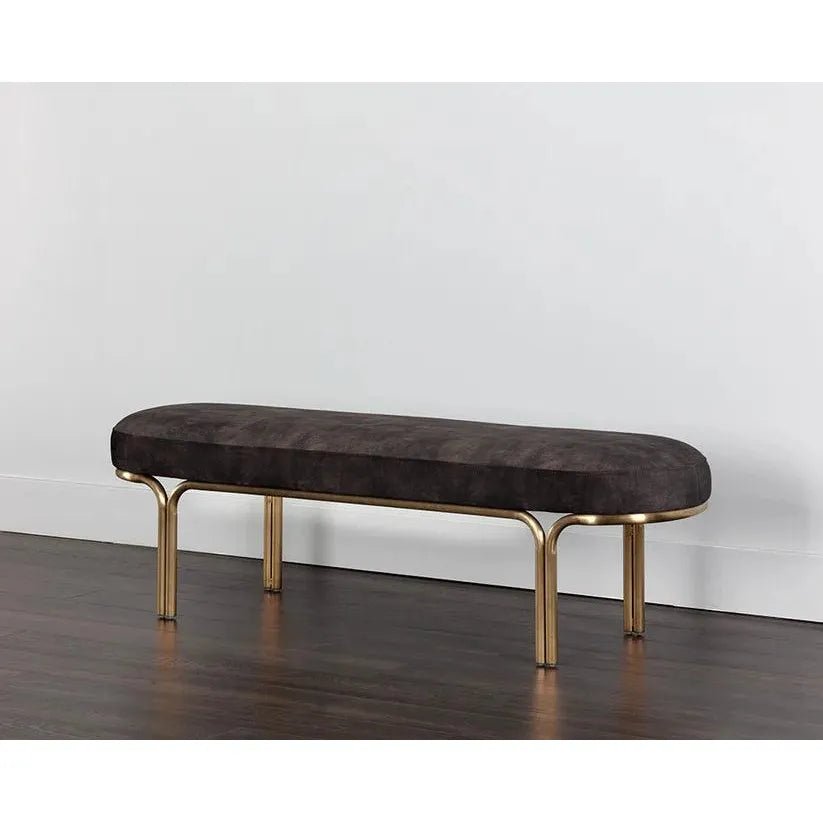 Gwen Fabric Backless Bench - LOOMLAN - SUNPAN - Bedroom Benches