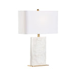 Gwen Marble And Brass Table Lamp - LOOMLAN - Wildwood - Table Lamps