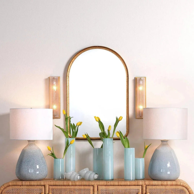 Gwendolyn Hand Blown Glass Cylinder Vases 3PC - LOOMLAN - Jamie Young - Vases & Jars