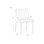 Halden Urban Armless Dining Chair 2PC - LOOMLAN - SUNPAN - Dining Chairs