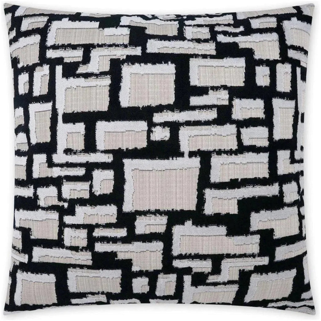 Halifax Transitional Black Large Throw Pillow Insert - LOOMLAN - D.V. Kap - Throw Pillows