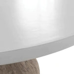 Halo Indoor - Outdoor 60'' Round Dining Table White - LOOMLAN - Artesia - Outdoor Dining Tables