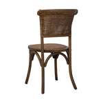 Halsey Wood Framed Armless Side Chair - LOOMLAN - Furniture Classics - Accent Chairs