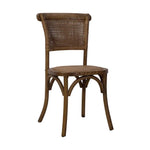 Halsey Wood Framed Armless Side Chair - LOOMLAN - Furniture Classics - Accent Chairs