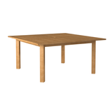 Hamilton Teak Patio Square Dining Set 7PC - LOOMLAN - HiTeak - Outdoor Dining Sets