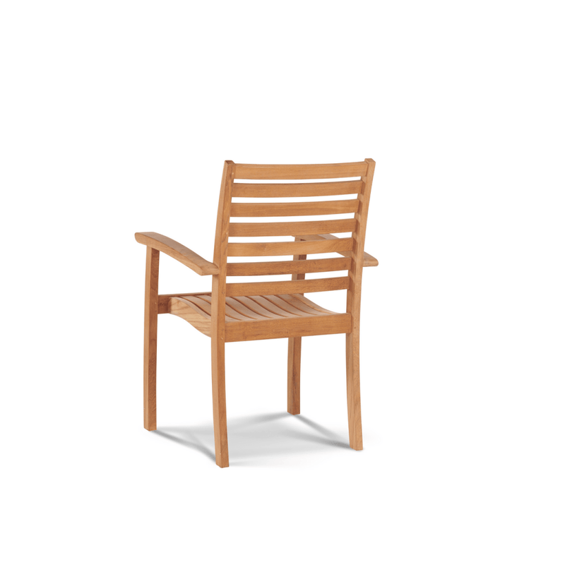 Hamilton Teak Patio Square Dining Set 7PC - LOOMLAN - HiTeak - Outdoor Dining Sets