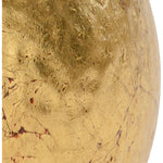 Hammered Gold Ball Warm Glow Sculpture - LOOMLAN - Chelsea House - Statues & Sculptures