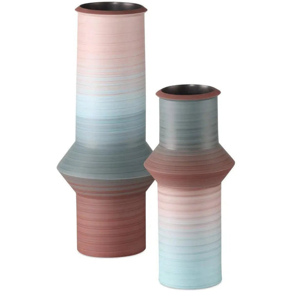Happy 80's Porcelain Vase (Set of 2) - LOOMLAN - Currey & Co - Vases & Jars