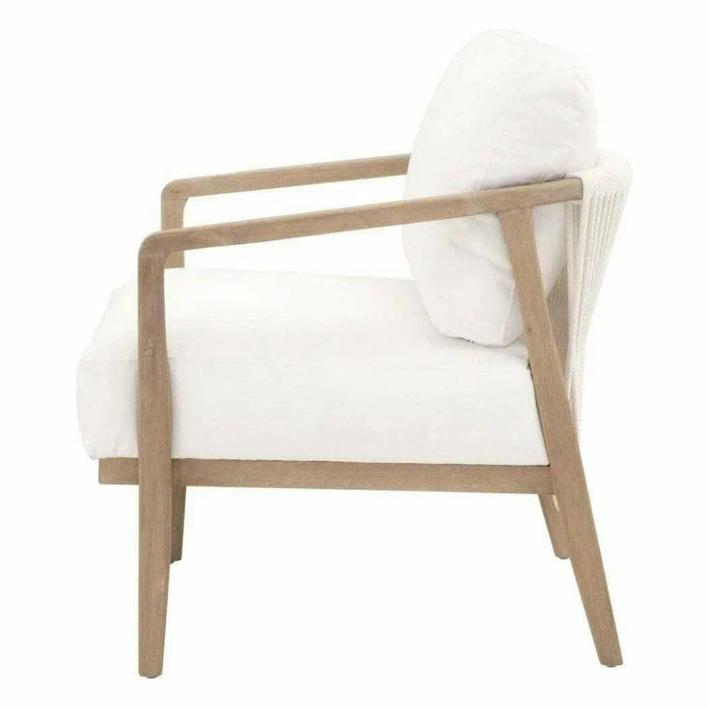 Harbor Club Chair LiveSmart White Rope Oak - LOOMLAN - Essentials For Living - Accent Chairs