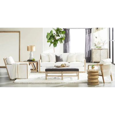 Harbor Club Chair White Rope Smoke Oak - LOOMLAN - Essentials For Living - Accent Chairs