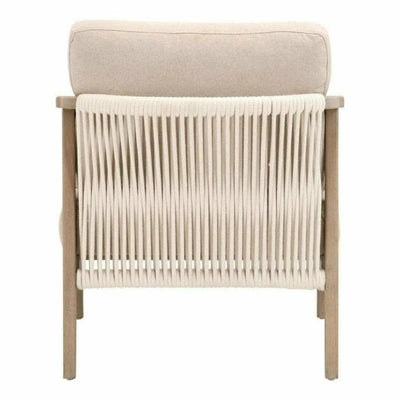 Harbor Club Chair White Rope Smoke Oak - LOOMLAN - Essentials For Living - Accent Chairs