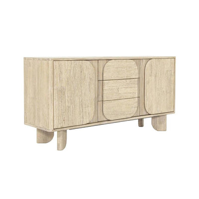 Haru Wooden 5 Center Drawer Sideboard - LOOMLAN - LH Imports - Sideboards